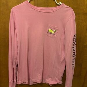Vineyard Vines Cotton Tee in Pink